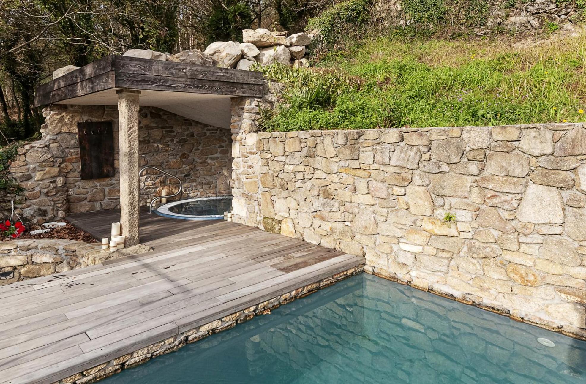 Casa Do Cebro Casa Con Piscina Y Jacuzzi Privados Villa Santiago de Compostela Eksteriør billede